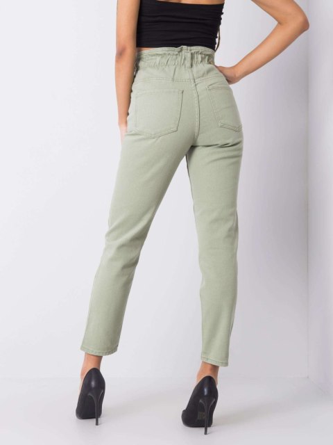 Spodnie jeans 336-SP-2156.33P pistacjowy 25 Spodnie jeans 336-SP-2156.33P pistacjowy 25