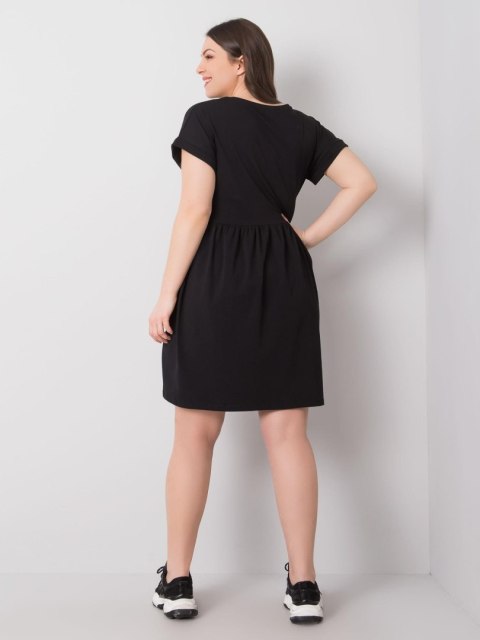 Sukienka RV-SK-6292.09P czarny 3XL Sukienka RV-SK-6292.09P czarny 3XL