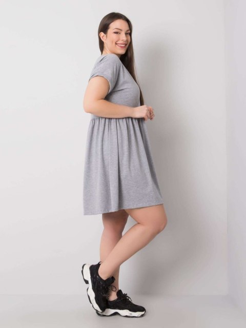 Sukienka RV-SK-6292.09P szary 2XL Sukienka RV-SK-6292.09P szary 2XL