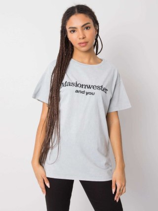T-shirt 157-TS-6449.50P szary L