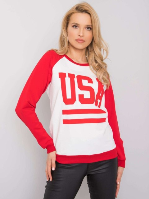 Bluza DS-BL-1111.06P biało-czerwony L Bluza DS-BL-1111.06P biało-czerwony L