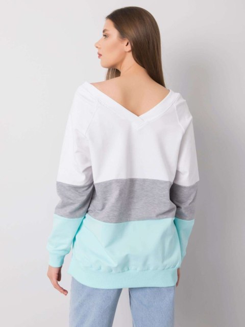 Bluza RV-BL-5972.07 biało-szary L/XL Bluza RV-BL-5972.07 biało-szary L/XL
