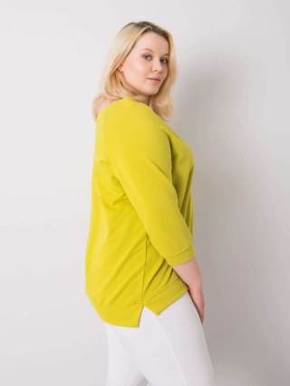 Bluza RV-BL-6295.03X limonkowy 2XL