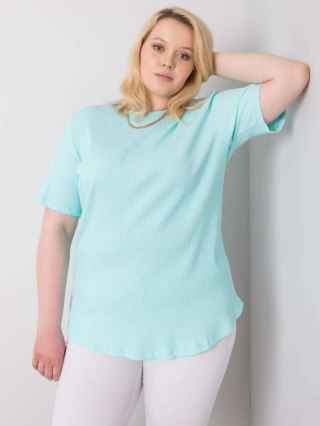 Bluzka RV-BZ-6323.92 mietowy 3XL