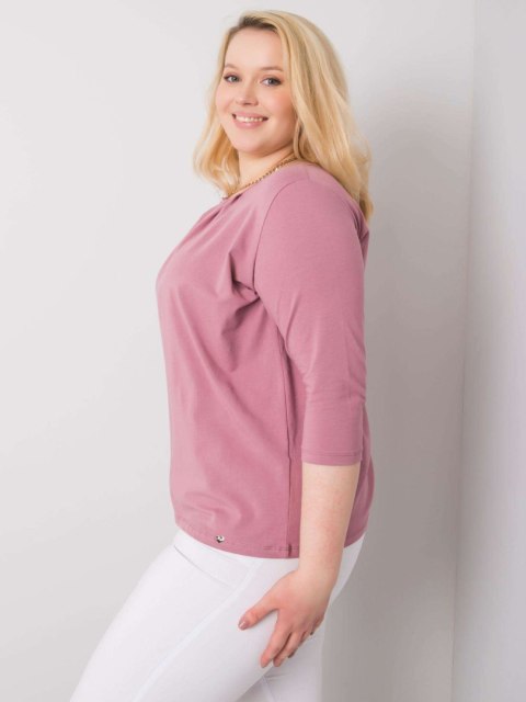 Bluzka RV-BZ-6334.19P ciemny różowy 2XL Bluzka RV-BZ-6334.19P ciemny różowy 2XL