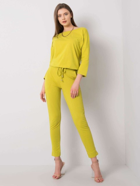 Spodnie dresowe RV-DR-5222.59 limonkowy S Spodnie dresowe RV-DR-5222.59 limonkowy S