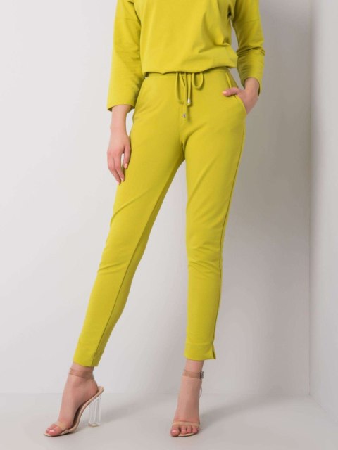 Spodnie dresowe RV-DR-5222.59 limonkowy S Spodnie dresowe RV-DR-5222.59 limonkowy S