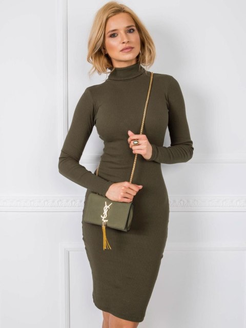 Sukienka RV-SK-R5133.07P khaki L/XL Sukienka RV-SK-R5133.07P khaki L/XL