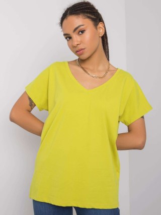 T-shirt RV-TS-4832.40P limonkowy XS