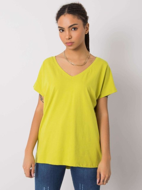 T-shirt RV-TS-4832.40P limonkowy XS T-shirt RV-TS-4832.40P limonkowy XS