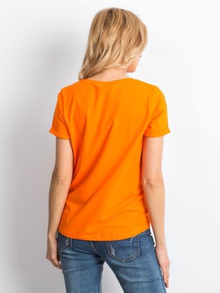 T-shirt RV-TS-4838.47P pomarańczowy XS
