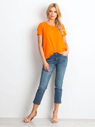 T-shirt RV-TS-4838.47P pomarańczowy XS
