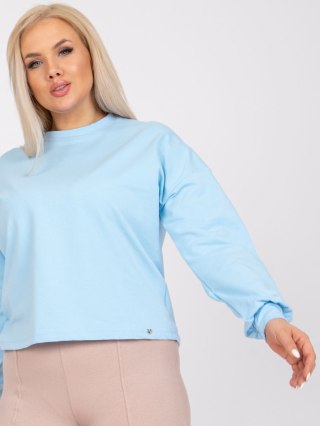 Bluza RV-BL-6317.94 jasny niebieski 3XL