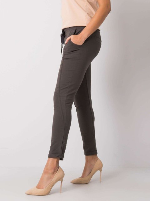 Spodnie dresowe RV-DR-6437.18 ciemny khaki L