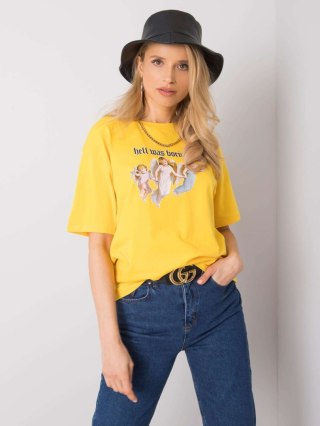 T-shirt DS-TS-1114.10P żółty S