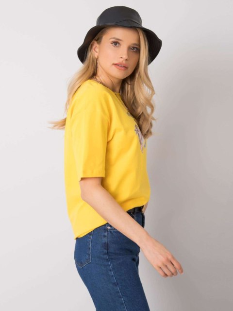 T-shirt DS-TS-1114.10P żółty S
