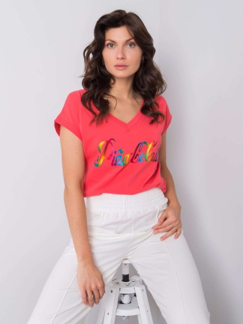 T-shirt FA-TS-7001.60 koralowy T-shirt FA-TS-7001.60 koralowy