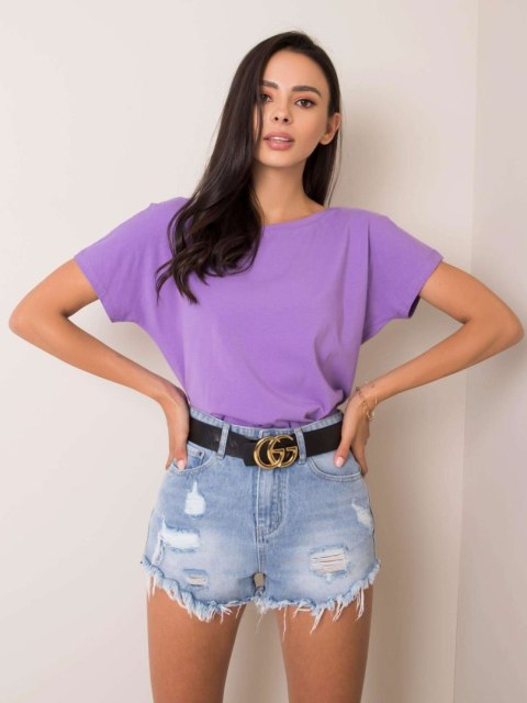 T-shirt RV-TS-4662.14P fioletowy S T-shirt RV-TS-4662.14P fioletowy S