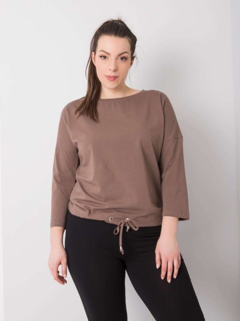 Bluzka RV-BZ-6294.06P brązowy 2XL Bluzka RV-BZ-6294.06P brązowy 2XL