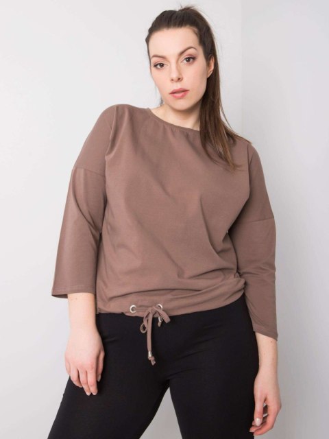 Bluzka RV-BZ-6294.06P brązowy 2XL Bluzka RV-BZ-6294.06P brązowy 2XL