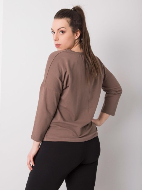 Bluzka RV-BZ-6294.06P brązowy 2XL Bluzka RV-BZ-6294.06P brązowy 2XL