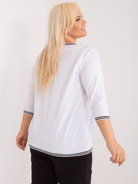Bluzka RV-BZ-6640.86 biały 3XL Bluzka RV-BZ-6640.86 biały 3XL
