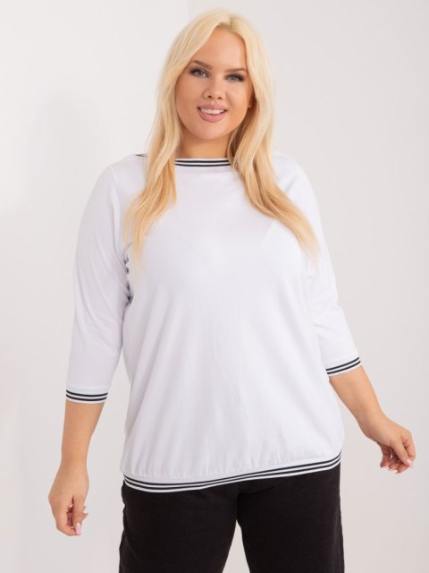 Bluzka RV-BZ-6640.86 biały 4XL Bluzka RV-BZ-6640.86 biały 4XL