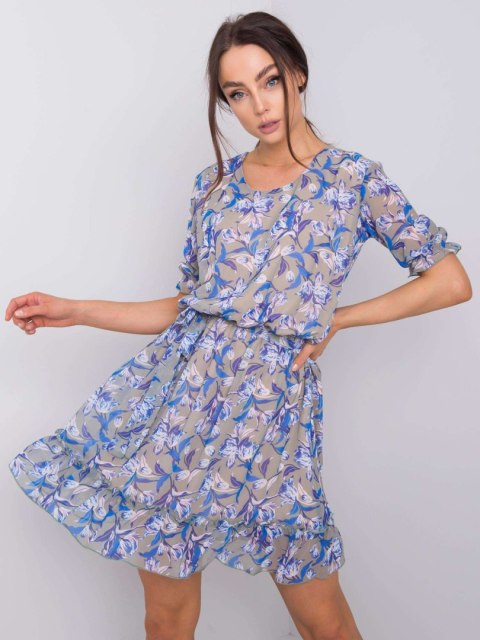 Sukienka LK-SK-507627.39 khaki S