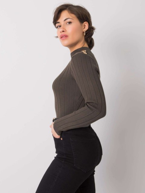 Sweter EM-SW-MCY02213.91 ciemny khaki Sweter EM-SW-MCY02213.91 ciemny khaki