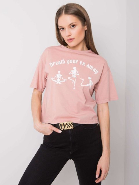 T-shirt 157-TS-0086.60P ciemny różowy L T-shirt 157-TS-0086.60P ciemny różowy L