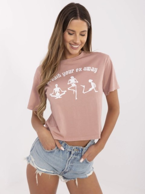 T-shirt 157-TS-0086.60P ciemny różowy L T-shirt 157-TS-0086.60P ciemny różowy L