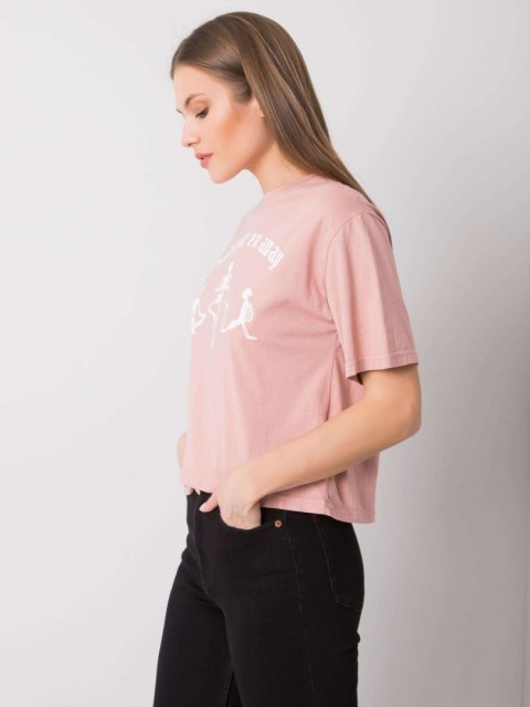 T-shirt 157-TS-0086.60P ciemny różowy L T-shirt 157-TS-0086.60P ciemny różowy L