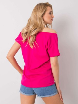 T-shirt RV-TS-4832.40P fuksjowy S