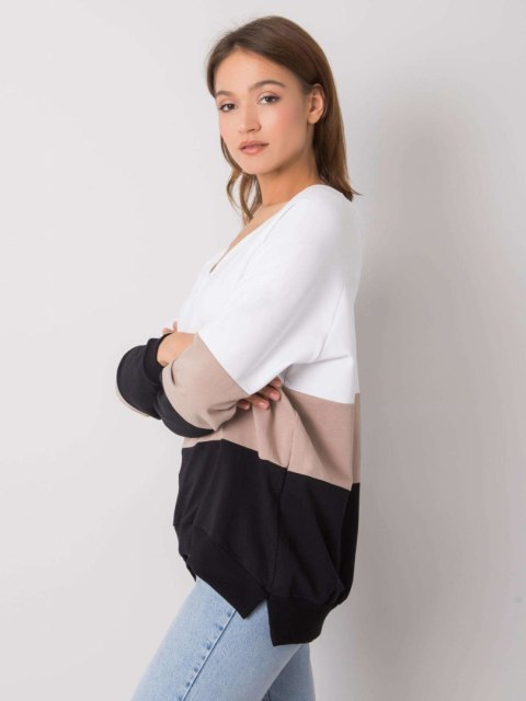 Bluza RV-BL-5972.07 czarno-beżowy L/XL