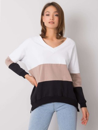 Bluza RV-BL-5972.07 czarno-beżowy S/M