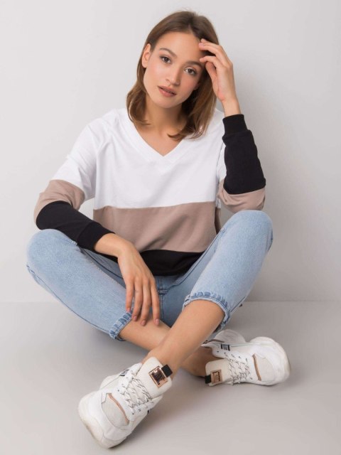 Bluza RV-BL-5972.07 czarno-beżowy S/M