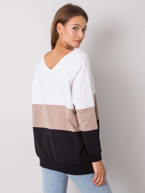 Bluza RV-BL-5972.07 czarno-beżowy S/M