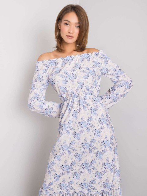 Sukienka WN-SK-840-1.36P jasny niebieski L/XL
