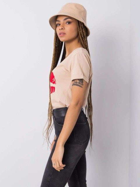 T-shirt TW-TS-BL-001.99 beżowy XL T-shirt TW-TS-BL-001.99 beżowy XL