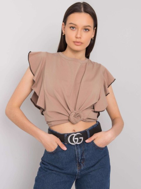 Bluzka FA-BZ-7063.53P ciemny bezowy Bluzka FA-BZ-7063.53P ciemny bezowy