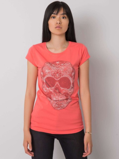 T-shirt EM-TS-ES-21-532.18 koralowy S T-shirt EM-TS-ES-21-532.18 koralowy S