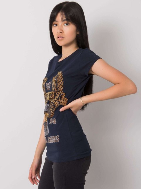 T-shirt EM-TS-ES-21-533.16 granatowy S