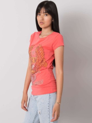 T-shirt EM-TS-ES-21-533.16 koralowy S