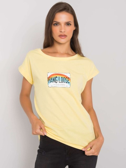 T-shirt FA-TS-7137.29P jasny żółty T-shirt FA-TS-7137.29P jasny żółty