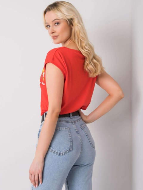 Bluzka FA-BZ-7157.19 czerwony Bluzka FA-BZ-7157.19 czerwony