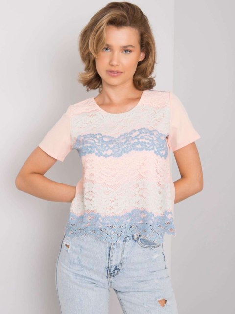 Bluzka LK-BZ-506276.07P brzoskwiniowy 38 Bluzka LK-BZ-506276.07P brzoskwiniowy 38