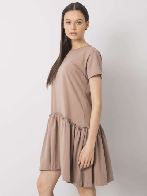 Sukienka FA-SK-6927.21P ciemny bezowy Sukienka FA-SK-6927.21P ciemny bezowy