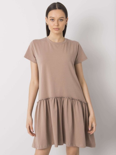 Sukienka FA-SK-6927.21P ciemny bezowy Sukienka FA-SK-6927.21P ciemny bezowy