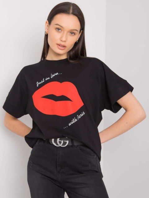 T-shirt RV-TS-6726.84P czarny L/XL T-shirt RV-TS-6726.84P czarny L/XL