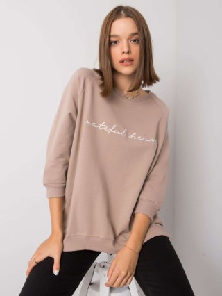 Bluza RV-BL-6933.54 ciemny bezowy S/M